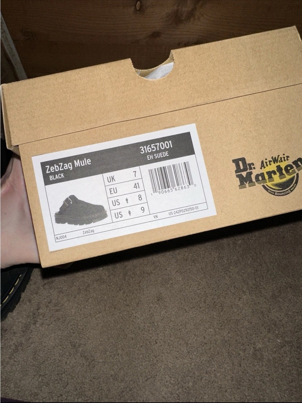 Dr Martens ZebZag Mule - Picture 7 of 9